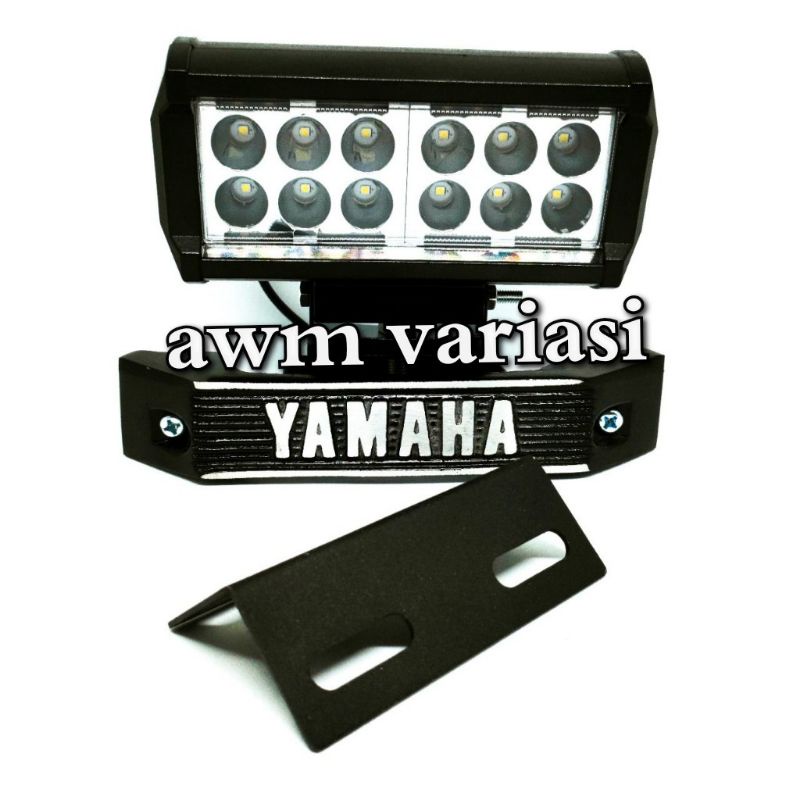 paket lampu led set kumis kumisan rx king set pangkon breket