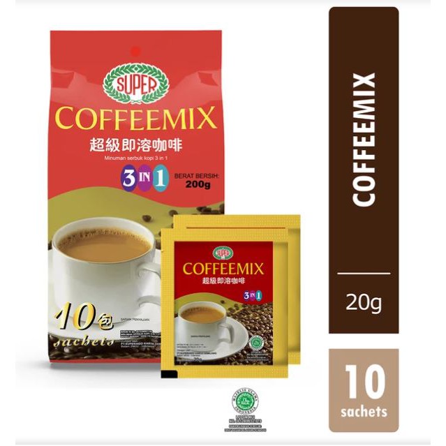 Super Coffee Mix / Super Coffee Mix 3 in 1 Kemasan Kecil