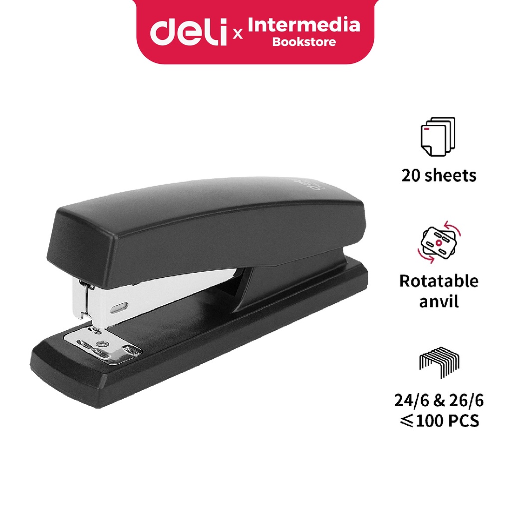 

Baru Deli E0425 Stapler 12# Tahan Lama Hingga Siklus Pemakaian 20.000 Kali