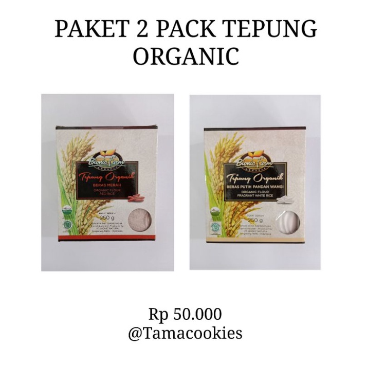 

PAKET 2 PACK TEPUNG ORGANIC