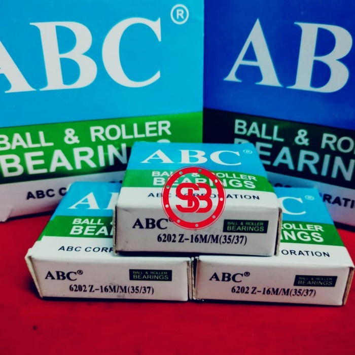 BEARING 6202 Z-16mm (untuk gerobak ) ABC