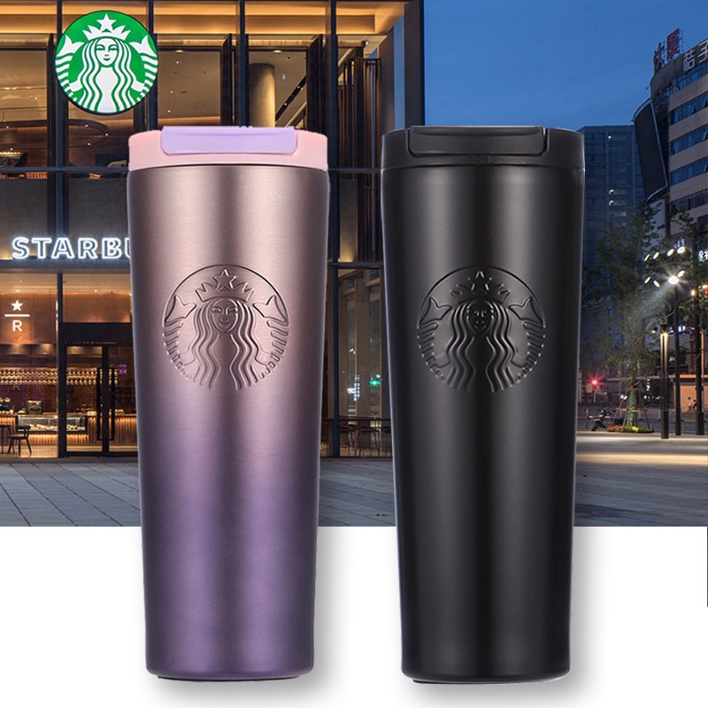 (BISA COD) Tumbler Starbucks Termos Thermos Botol Minum Stainless Tumbler Siren Troy Starbucks