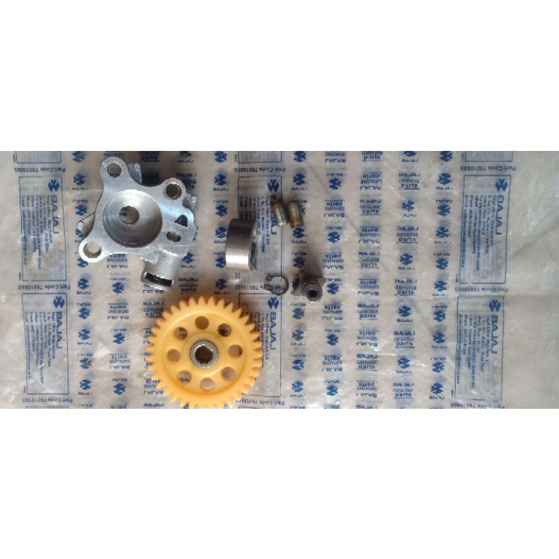 GEAR POMPA OLI ASSY NS200 GIR OIL PUMP ASSY BAJAJ 200NS GIGI POMPA OLI KOMPLIT PULSAR 200NS KAWASAKI