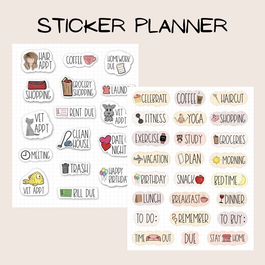 

STICKER LUCU DAN MURAH GLOSSY TAHAN AIR
