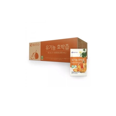 BOTO READYSTOCK organic pumpkin juice / jus labu korea