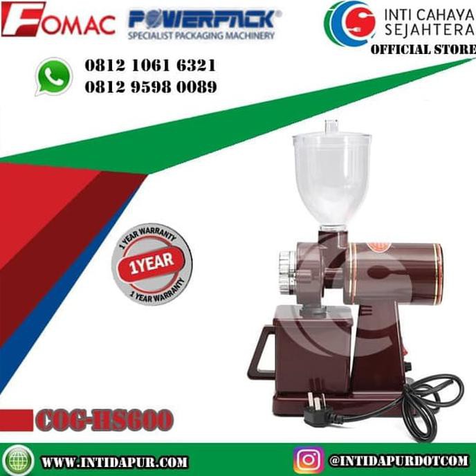 Mesin Gilingan/Giling Kopi Fomac COG-HS600