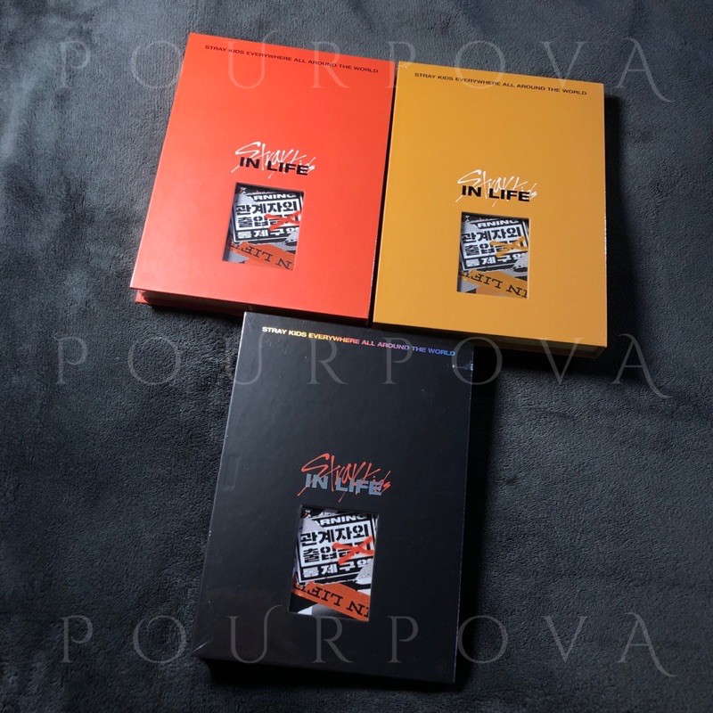 READY SEALED STRAY KIDS IN LIFE ALBUM LIMITED / STANDARD VERSION + BENEFIT + POSTER