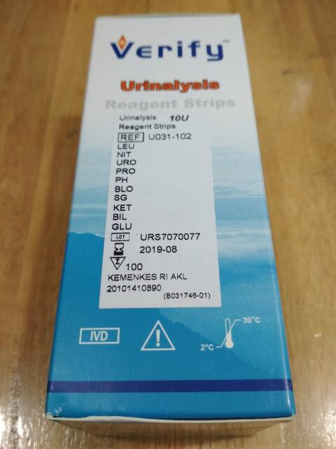 VERIFY URINALYSIS 10 DAN 3 PARAMETER ALAT TEST URIN