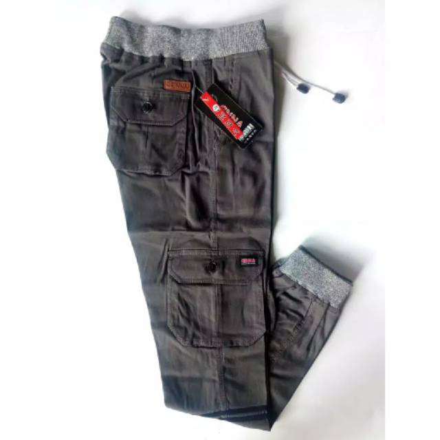 CELANA JOGER STRIP CARGO RIP ORIGINAL