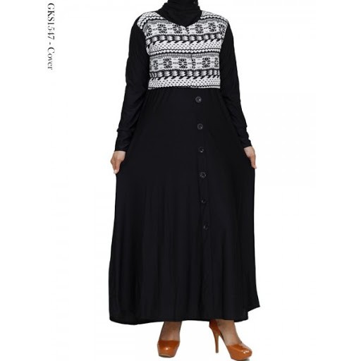 Asyila Gamis | Gamis Jersey Premium | Gamis Songket