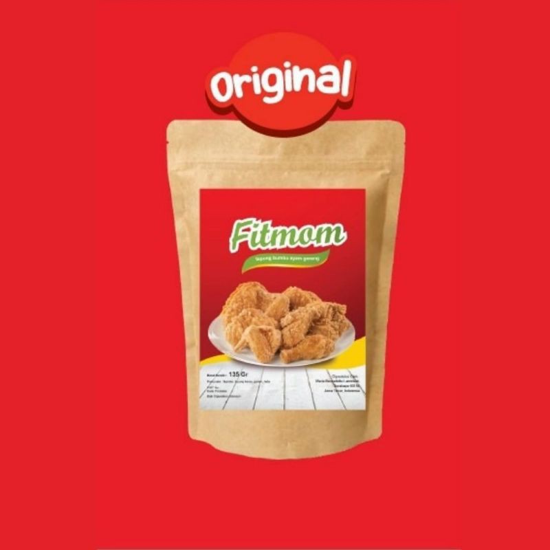 

Tepung ayam goreng sehat Fitmom tanpa MSG gluten free - Original
