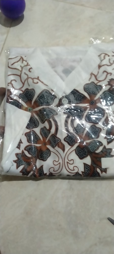Stelan Clana Sarung Dan Koko Batik Solo Modern Lengan Panjang Dan Pendek Ahwan Putih