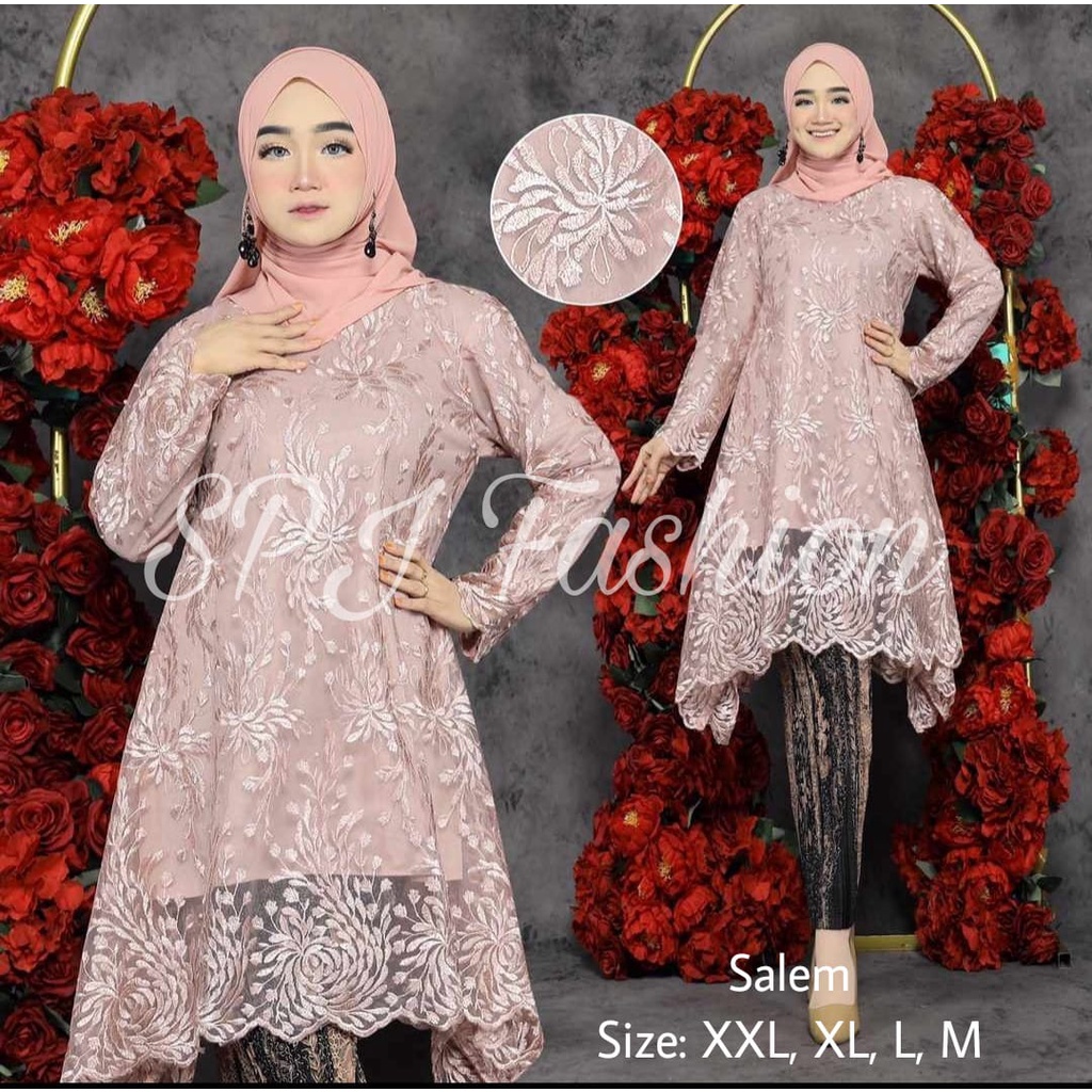 GRAND DESAIN SET TUNIK MAURI/MODERN STELAN TUNIK TERVIRAL/STELAN PESTA/STELAN LAMARAN/STELAN KONDANGAN/STELAN WISUDA/STELAN TUNIK MODERN BY SPJ_FASHION/TRENDY MODEL KEBAYA BEST SELLER