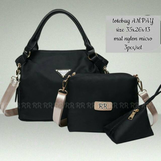 Tas ampay rr / tas wanita produk lokal /tas 3in1 murah