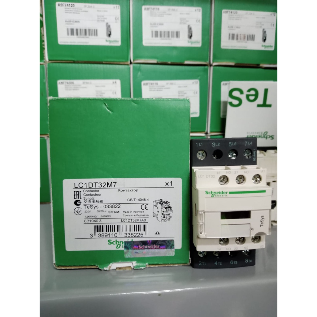 Kontaktor SCHNEIDER LC1DT32M7 / LC1DT32D7 4P 32A 220V / 42V