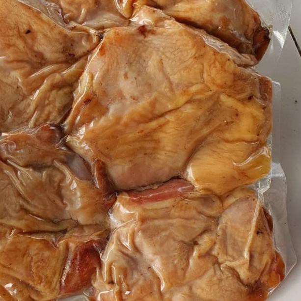 

^x-555 SMOKED CHICKEN BACON AYAM 1KG asli BALI ◄