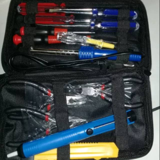 solder perlengkapan lengkap peralatan