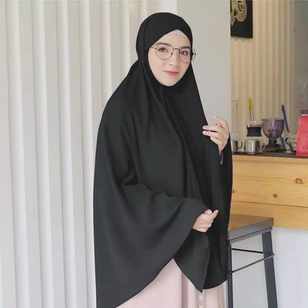 Hijab Instan Bergo Jumbo Non Ped Wolfis | Syria Bergo