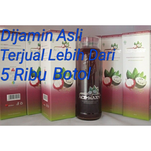 

TERLARIS Ace Max 's ekstrak Kulit Buah Manggis + ekstrak Daun Sirsak
