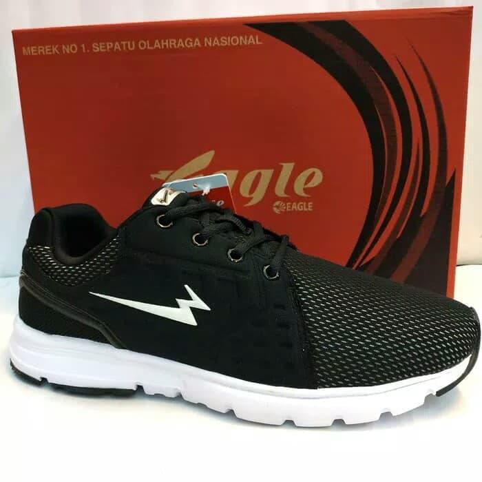 SEPATU RUNNING EAGLE SANCHEZ HITAM ORIGINAL - , FULL ORIGINAL