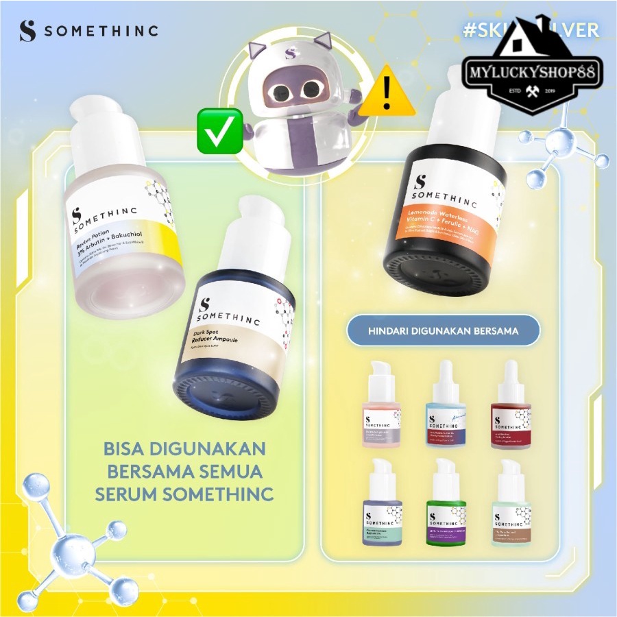 Somethinc Revive Potion 3% Arbutin + Bakuchiol Face Serum Wajah 20 ml