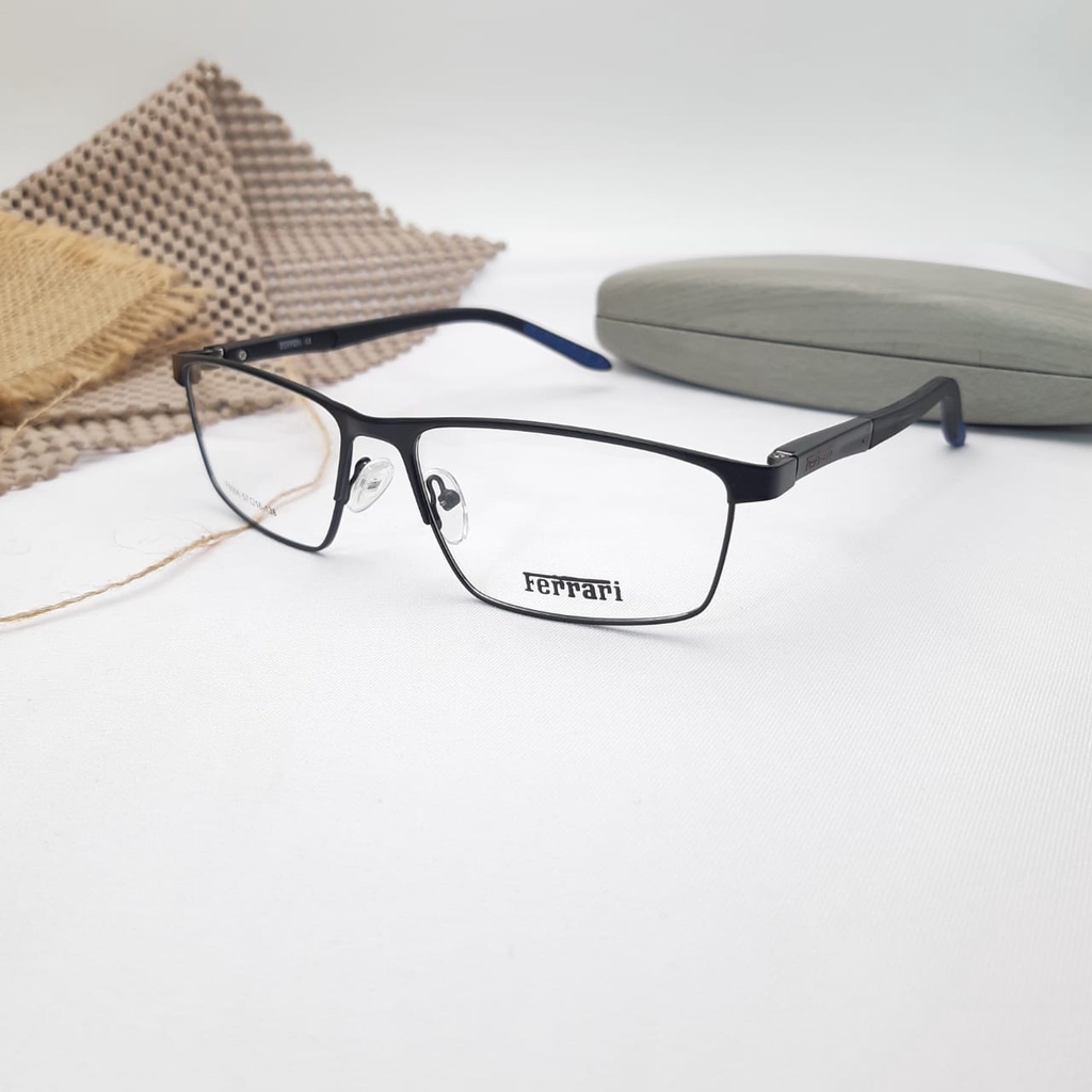 Ramadhan Sala!! Frame FER 8506 Kacamata Photocromic Pria / Wanita Anti Radiasi Premium Free Box dan Lap