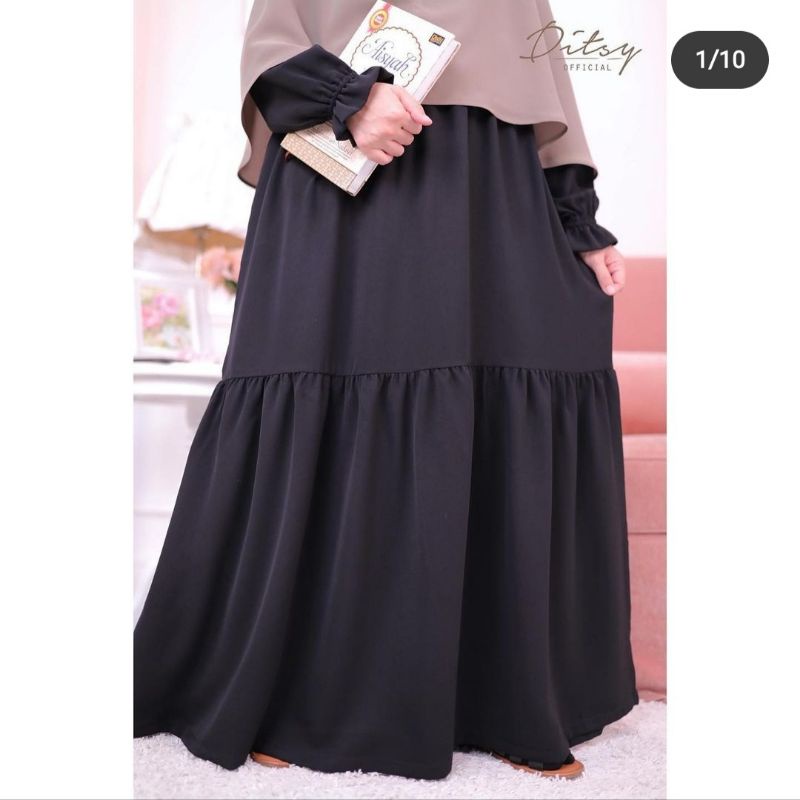 LELIA MZ BLACK SIZE M ( DITSY MARET )