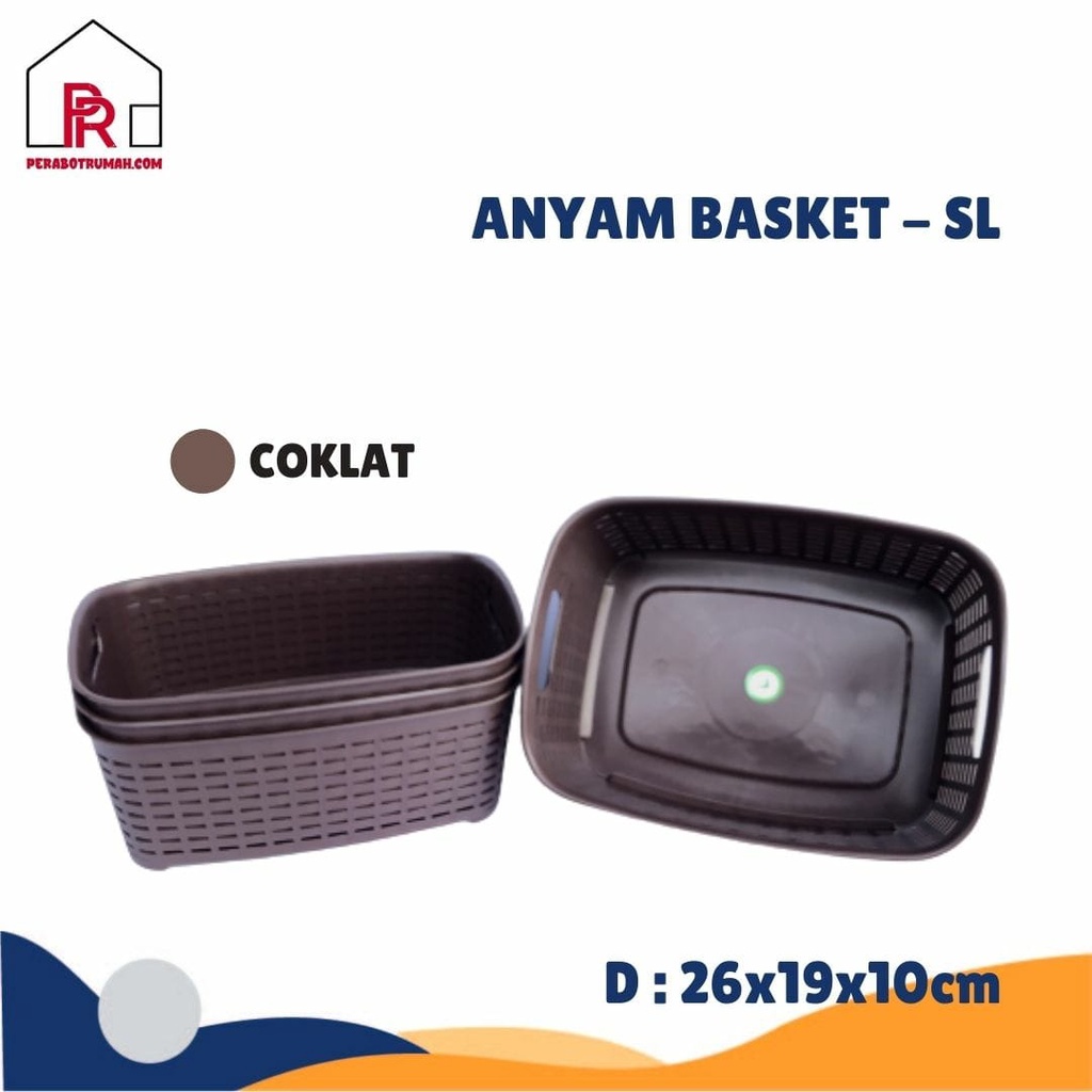 Box Anyam - SLP / Storage Box Mini / Keranjang Kecil Serbaguna