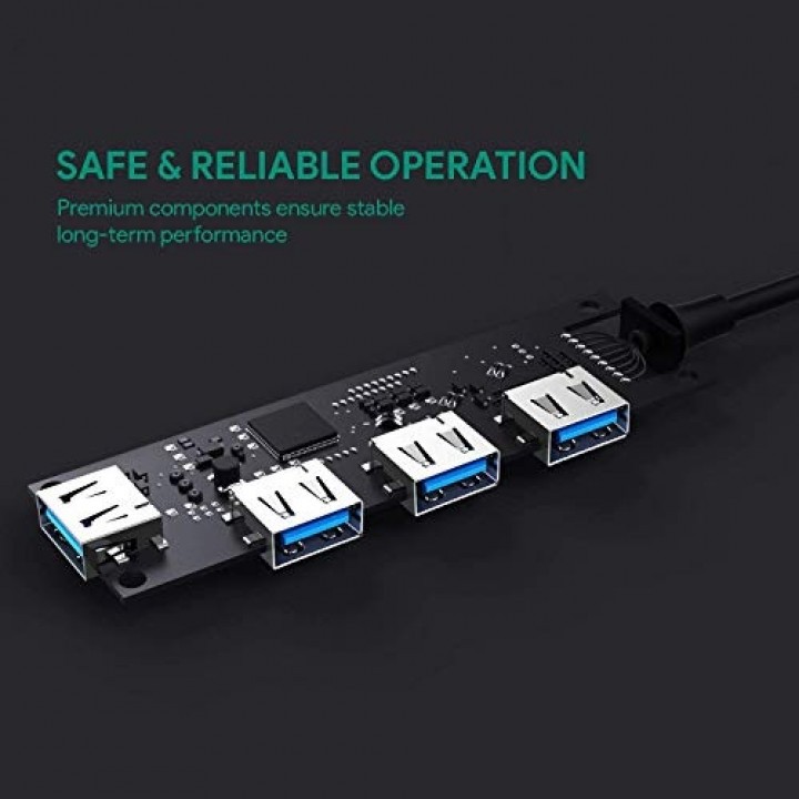 683 AUKEY CB-C64 - Unity Slim USB-C Hub Adapter To 4 USB 3.0 Ports