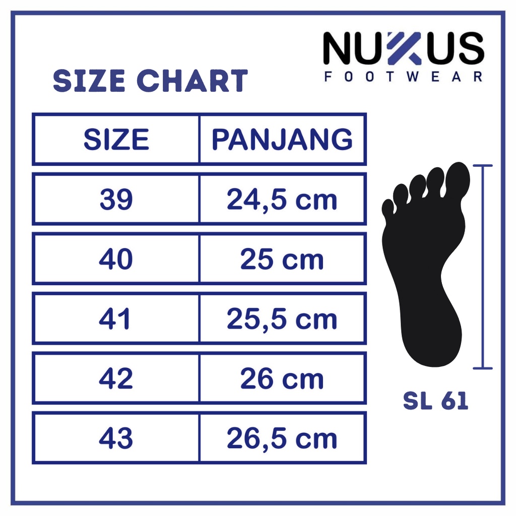 Nukus Sandal Selop Pria Kulit Asli Hitam - SL 61