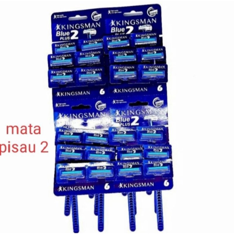 cukuran kumis jenggot manual kingsman mata 2 isi 24pcs