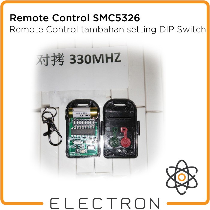 Remote Control SMC5326 Gerbang Pagar Otomatis Gate 330MHz DIP Switch Remot Gerbang Pintu