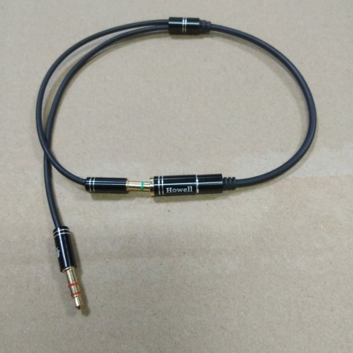 Kabel Splitter Mic Speaker Male To Female