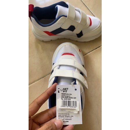 sepatu anak toezone MEMPHIS 2 Ch white / Navy