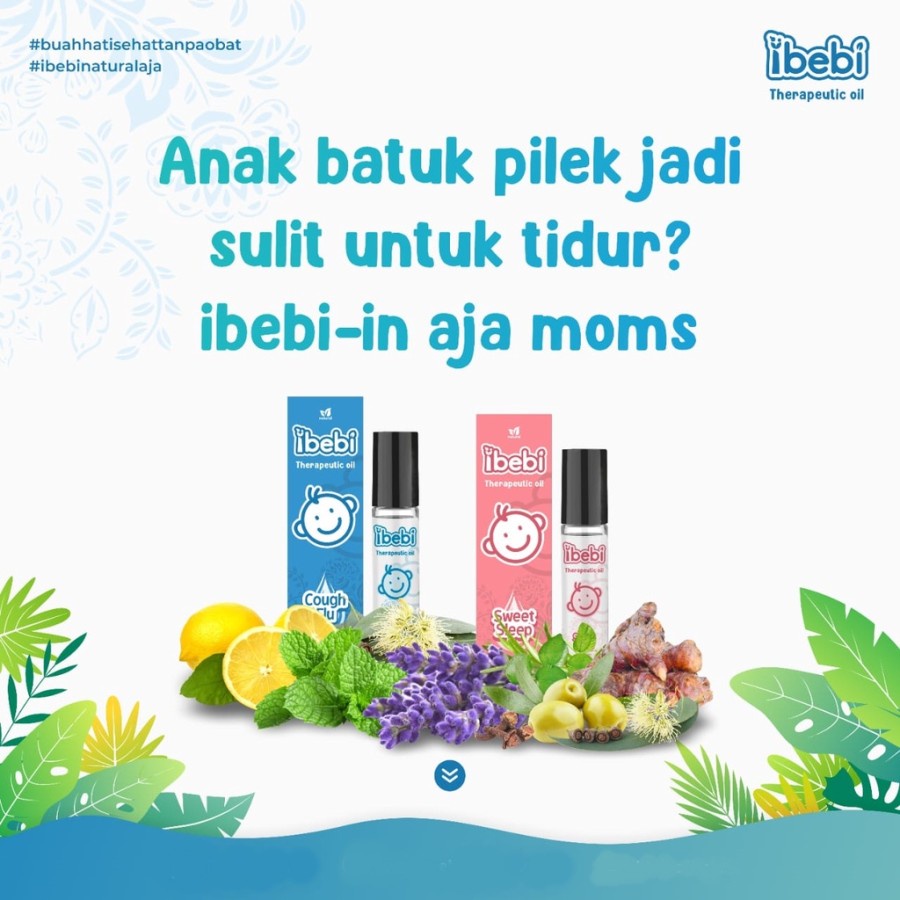 Makassar ! Ibebi Natural Essential Oil Cough &amp; Flu / Sweet Sleep