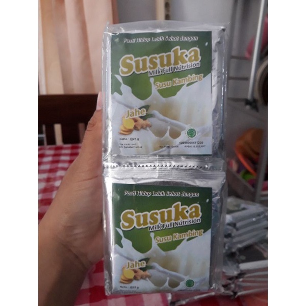 

SUSUKA (Susu Kambing) 1 Pack isi 10 sachet @25gr