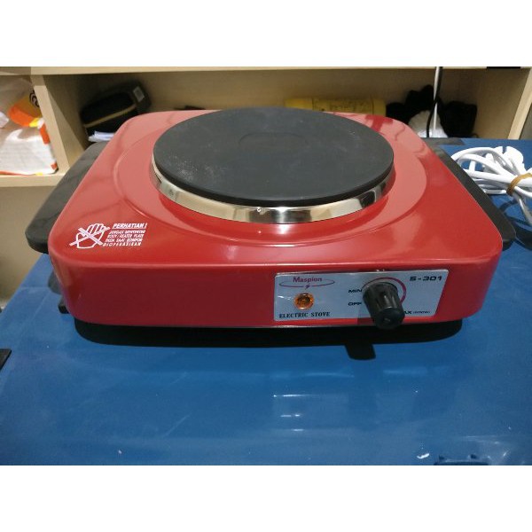 Kompor Listrik Maspion S301 / Maspion Electric Stove S301 600 WATT