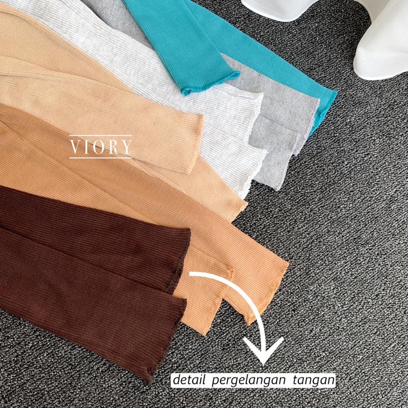 CROP RIB OUTER (outer wanita/ outer pendek)