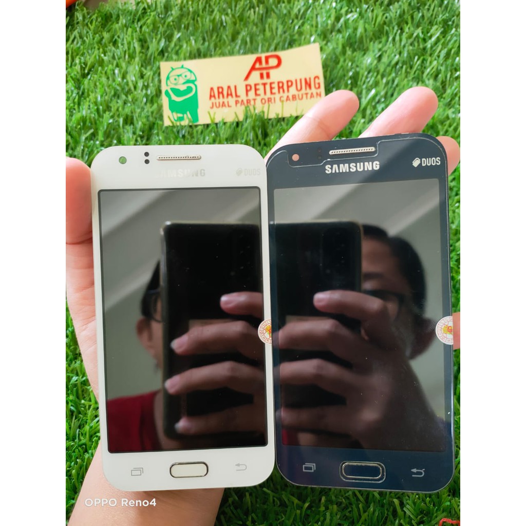 ( BUKAN UNTUK J1 ACE) LCD Touchscreen plus Frame Samsung J1 2015 3G J100h Ori Copotan HP