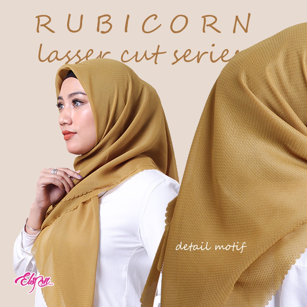 Jilbab rubicorn lassercut