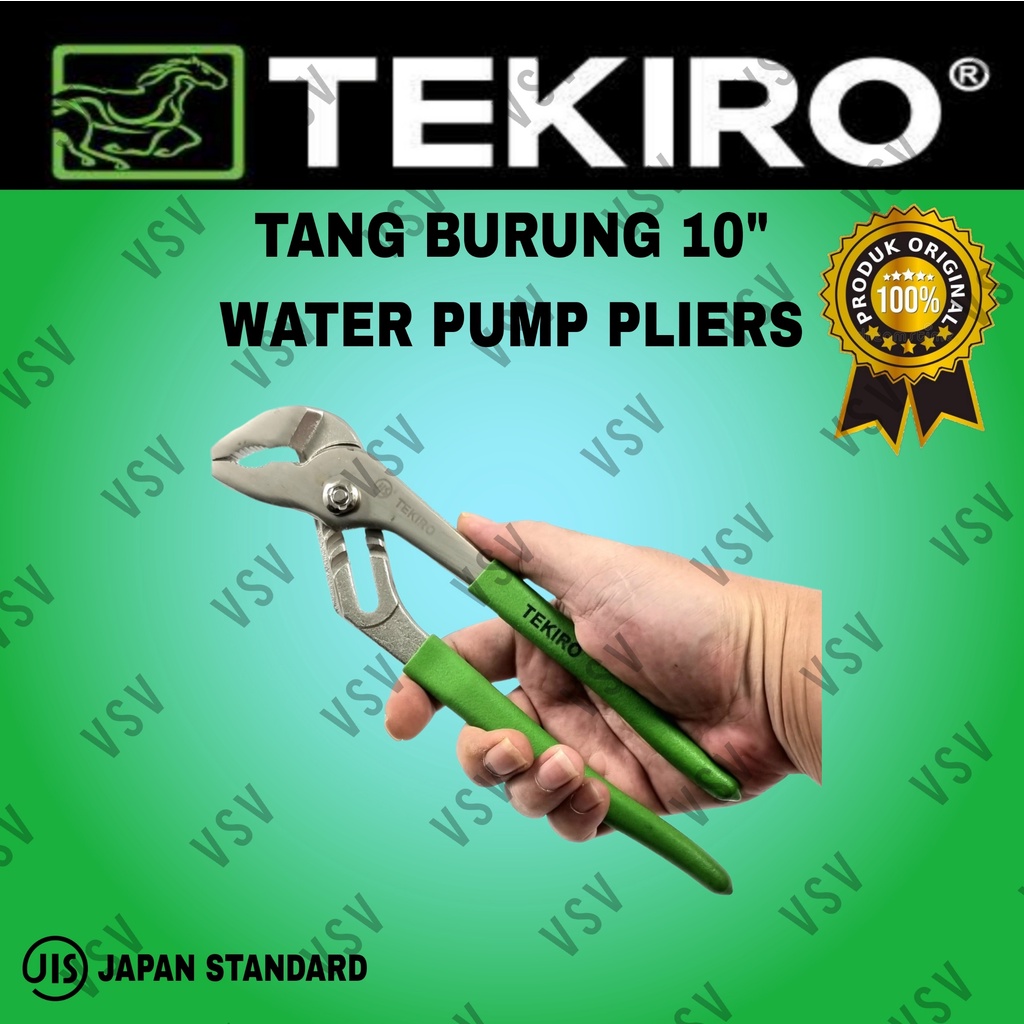 TEKIRO Tang Burung 10&quot; Quick Joint Water Pump Pliers Tang Jepit Pipa