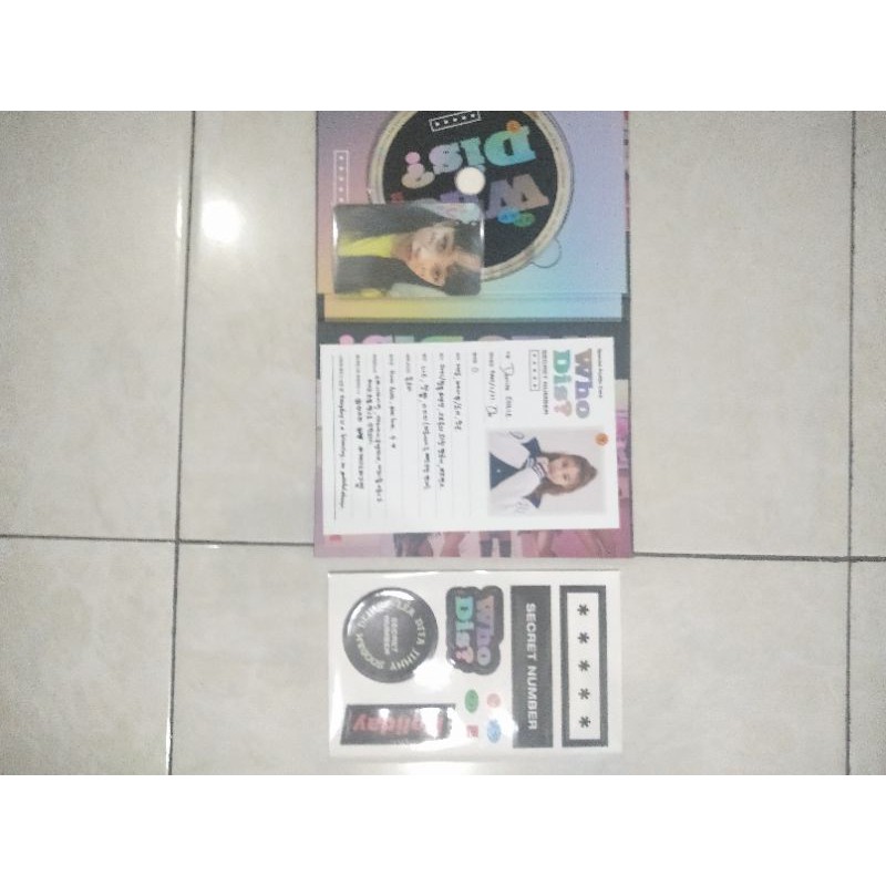 (BOOKED) UNSEALED ALBUM WHO DIS SECRET NUMBER PC DITA