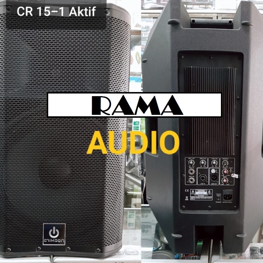 Speaker MONITOR Aktif 15 Inch 400watt PRO AUDIO CRIMSON CR 15-1 CR 15 Bi AMP CLASS D ORIGINAL