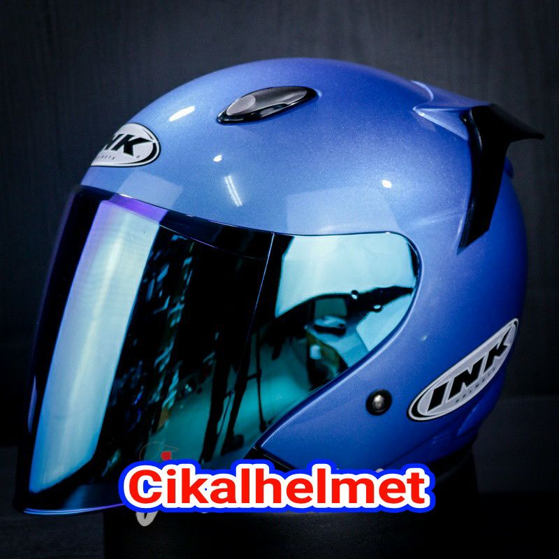 INK CENTRO SOLID CRYSTAL BLUE PAKET GANTENG VISOR IRIDIUM + SPOILER