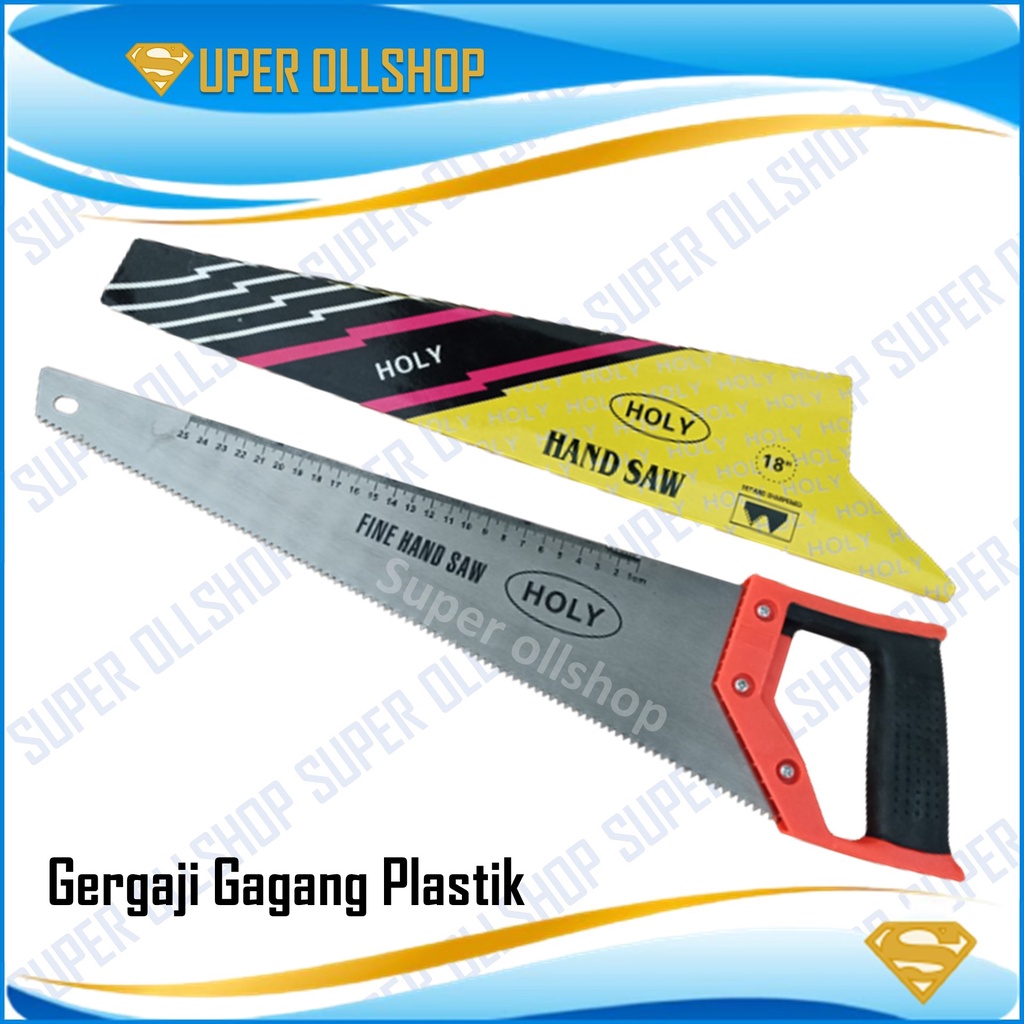 Jual Gergaji Kayu Gagang Plastik Hand Saw Belah Potong Gorok Triplek Inch Shopee Indonesia