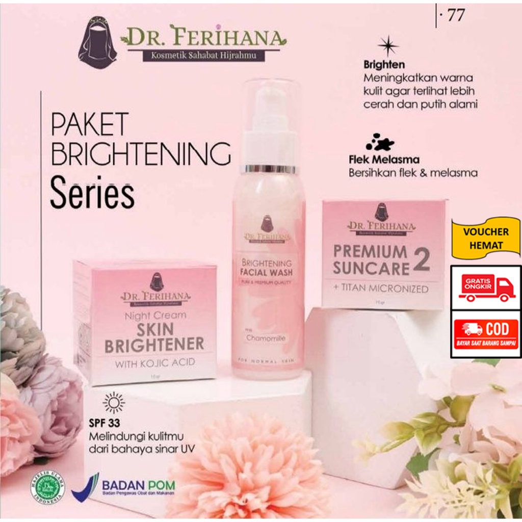 PAKET BRIGHTENING SERIES/DR.FERIHANA/FERIHANA SKINCARE