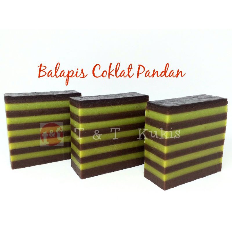 

Balapis Coklat Pandan - Kue Manado