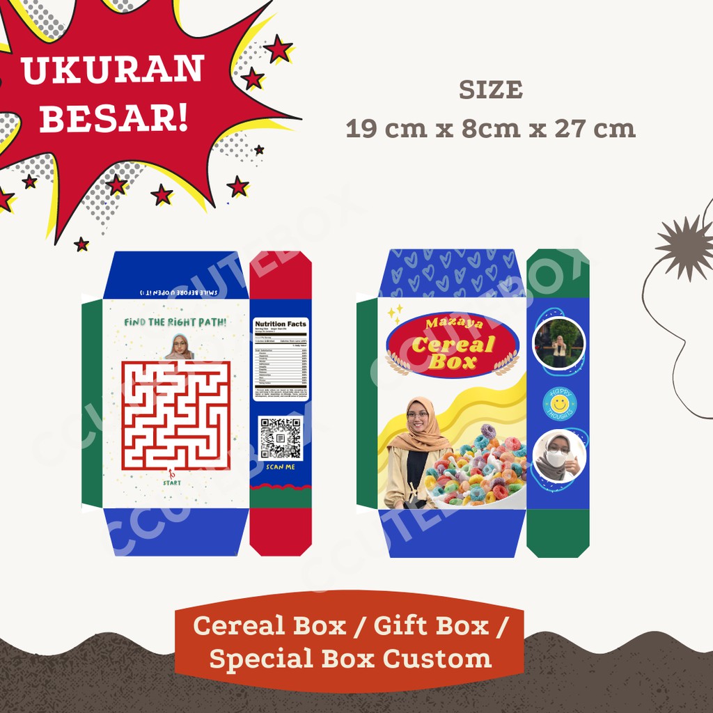 

Cereal Box Custom Ukuran Besar