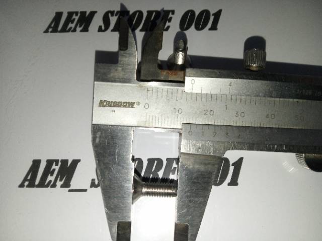 Baut JF M5 X 15 (1.5cm) stainless 304 mc screw csk