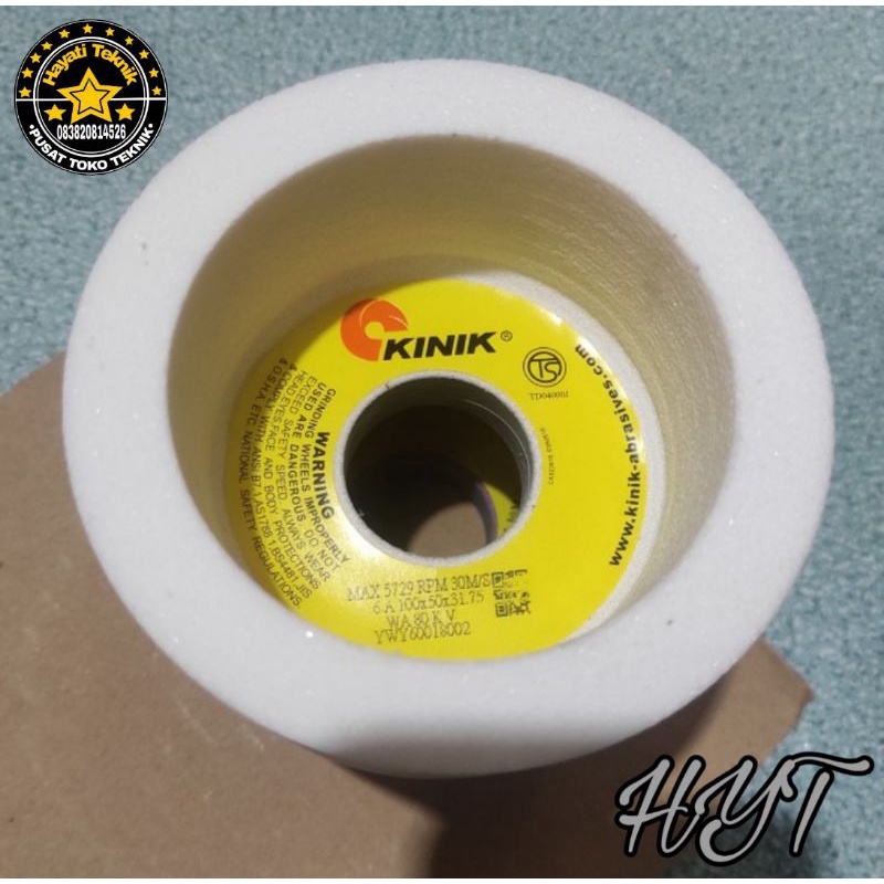 Kinik Batu Gerinda Mangkok size 125x63x31,75 Straight Cup Grinding Wheel Cup